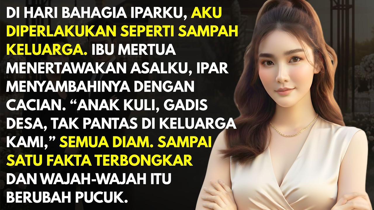 IBU MERTUA DAN IPAR PERLAKUKANKU SEPERTI SAMPAH DIDEPAN SEMUA ORANG - KUBUAT MEREKA MENYESAL SAAT..