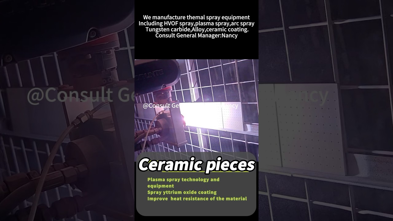 Plasma spray yttrium oxide 