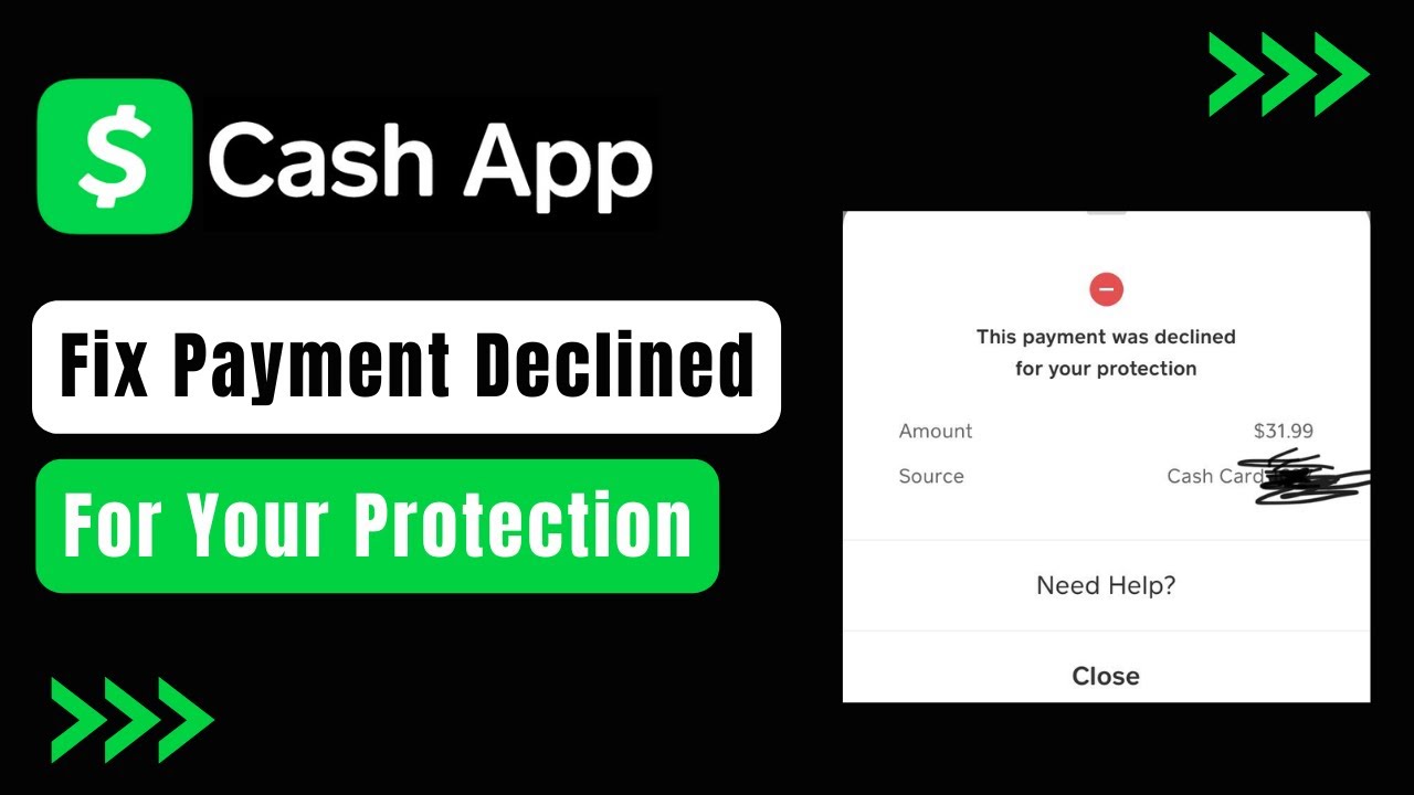 Fix Cash App Declined For Your Protection ! YouTube