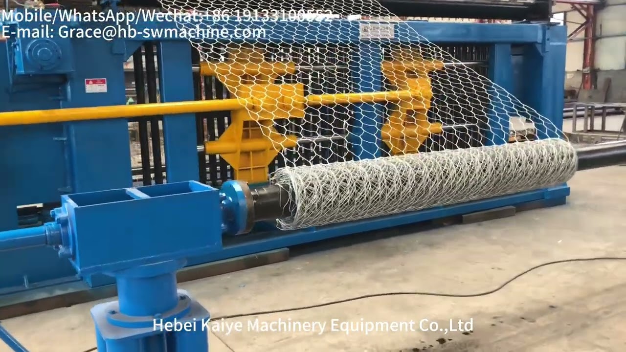 Máquina de malla de alambre de gaviones de doble bloque/Double Block  Gabion Wire Mesh Machine