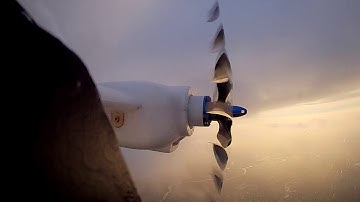 Полет в облаках  Приборная посадка OSD Pitlab Binary 1200