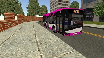 Proton Bus Simulator 2020.Test 2 with Solaris Urbino 10.5 IV and with new repaint/skin!Pc Gameplay!