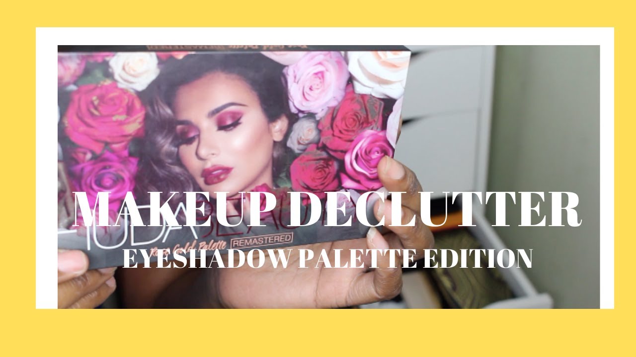 EYESHADOW PALETTE DECLUTTERING 2020