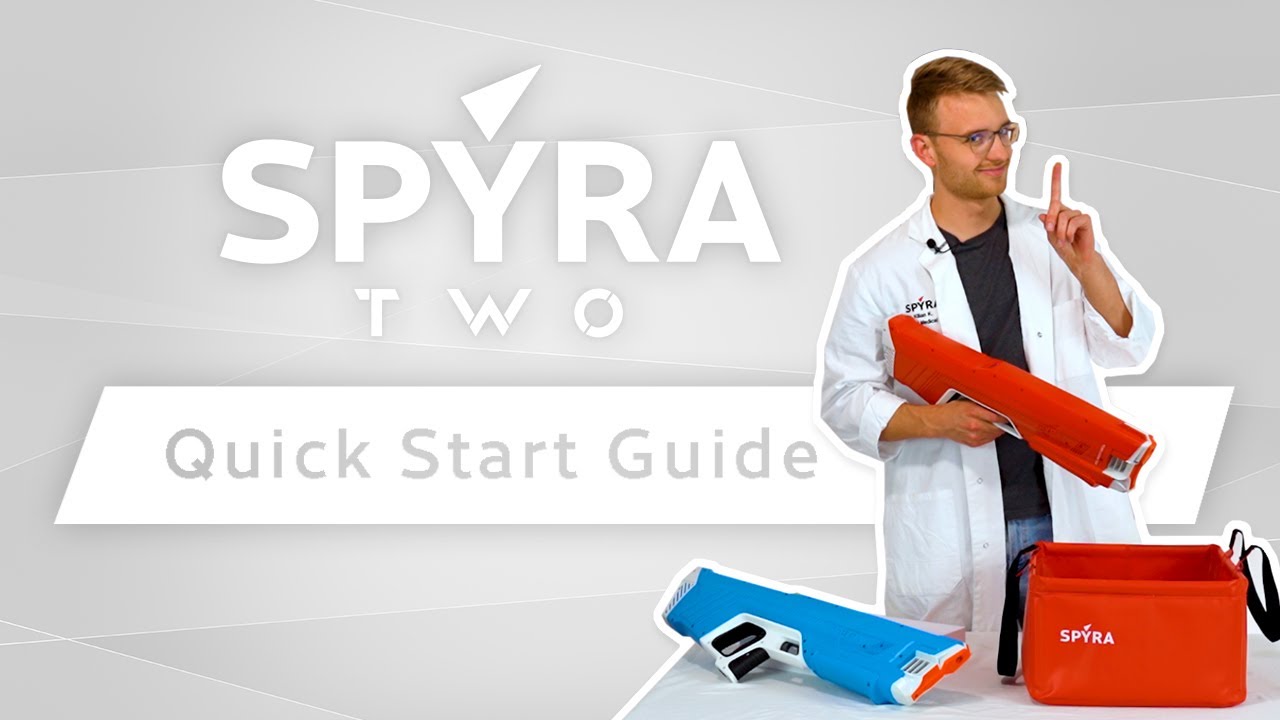 Spyra Two Water Gun - BLUE - Worlds Strongest TikTok - IN HAND