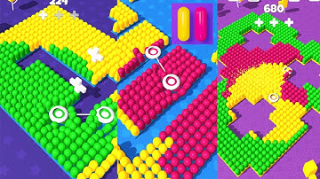 Brush Hit  1-20 Levels Gameplay Walkthrough | [IOS - Android] By Voodoo