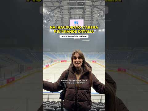 Video A Milano ha aperto Arena Santagiulia, l’arena più grande d’Italia