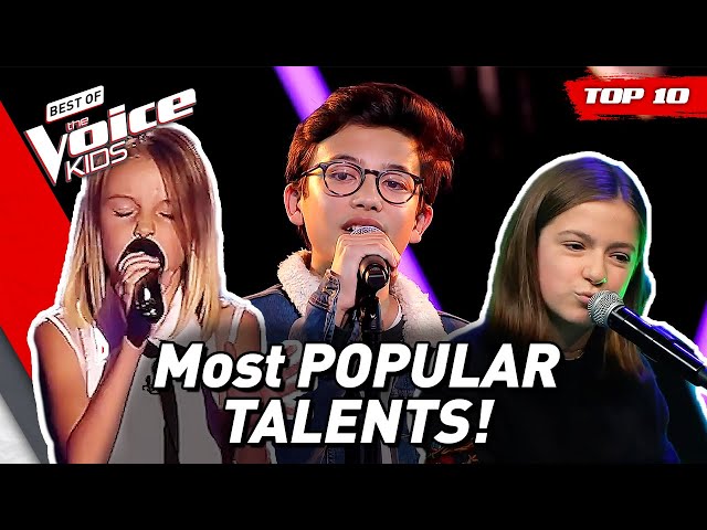 MOST POPULAR TALENTS on The Voice Kids! 😍 | Top 10 class=