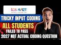 Most Tricky Question That Got Asked in TCS NQT | Coding Question | TCS Actual Coding Asked | PYQ