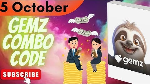 Gemz daily combo cards 5 October | today gemz daily code 5 October