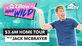 Jack Mcbrayer Tours a $3.6m Futuristic Dream Home in Dallas | Zillow Gone Wild | HGTV