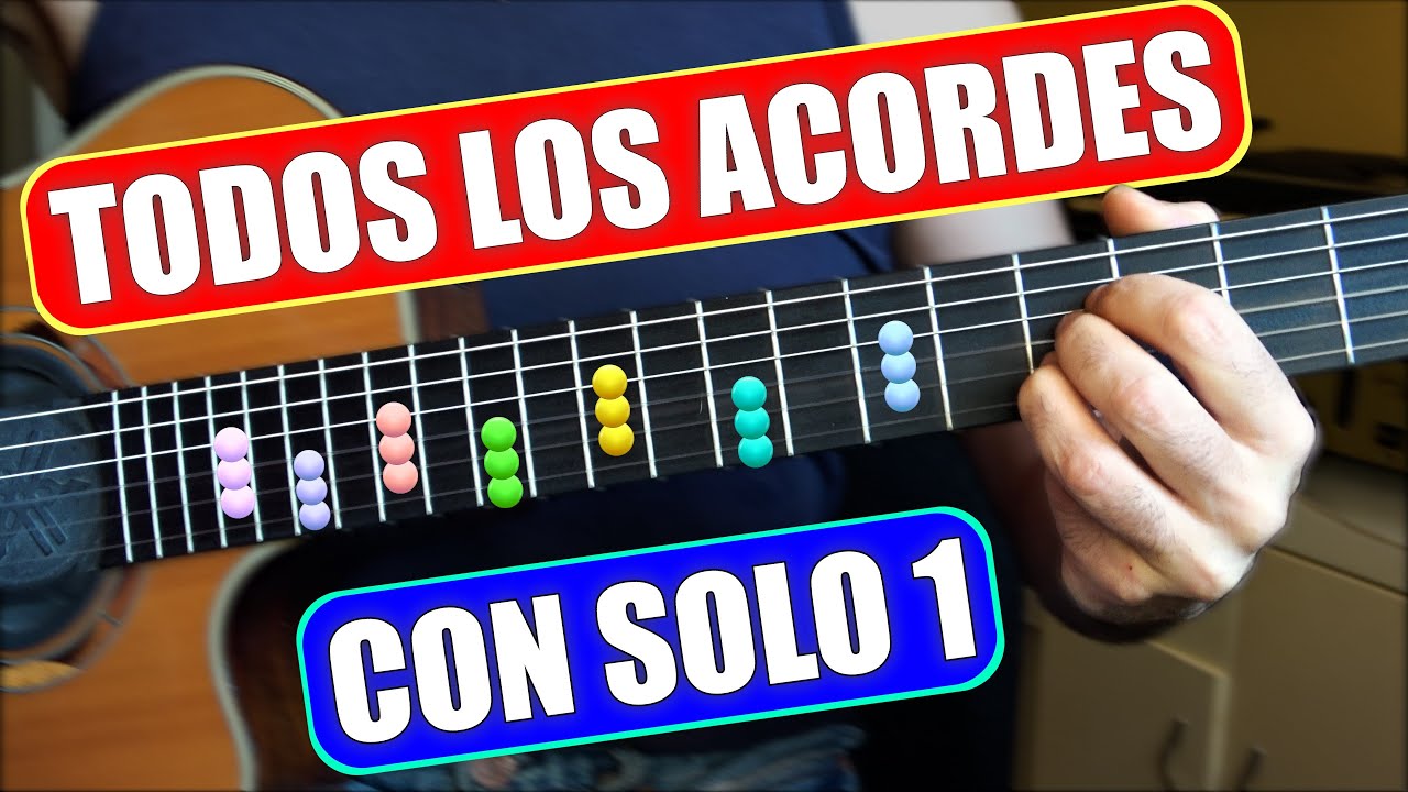APRENDE TODOS los ACORDES con una FIGURA MAESTRA super FACIL