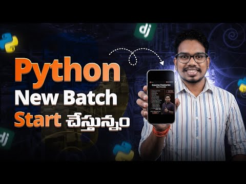 Python Live Batch in Telugu | Zero to Hero Python Course in Telugu 