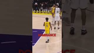 Bronny Asserted His Dominance