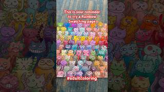 Cats coloring for mindfulness