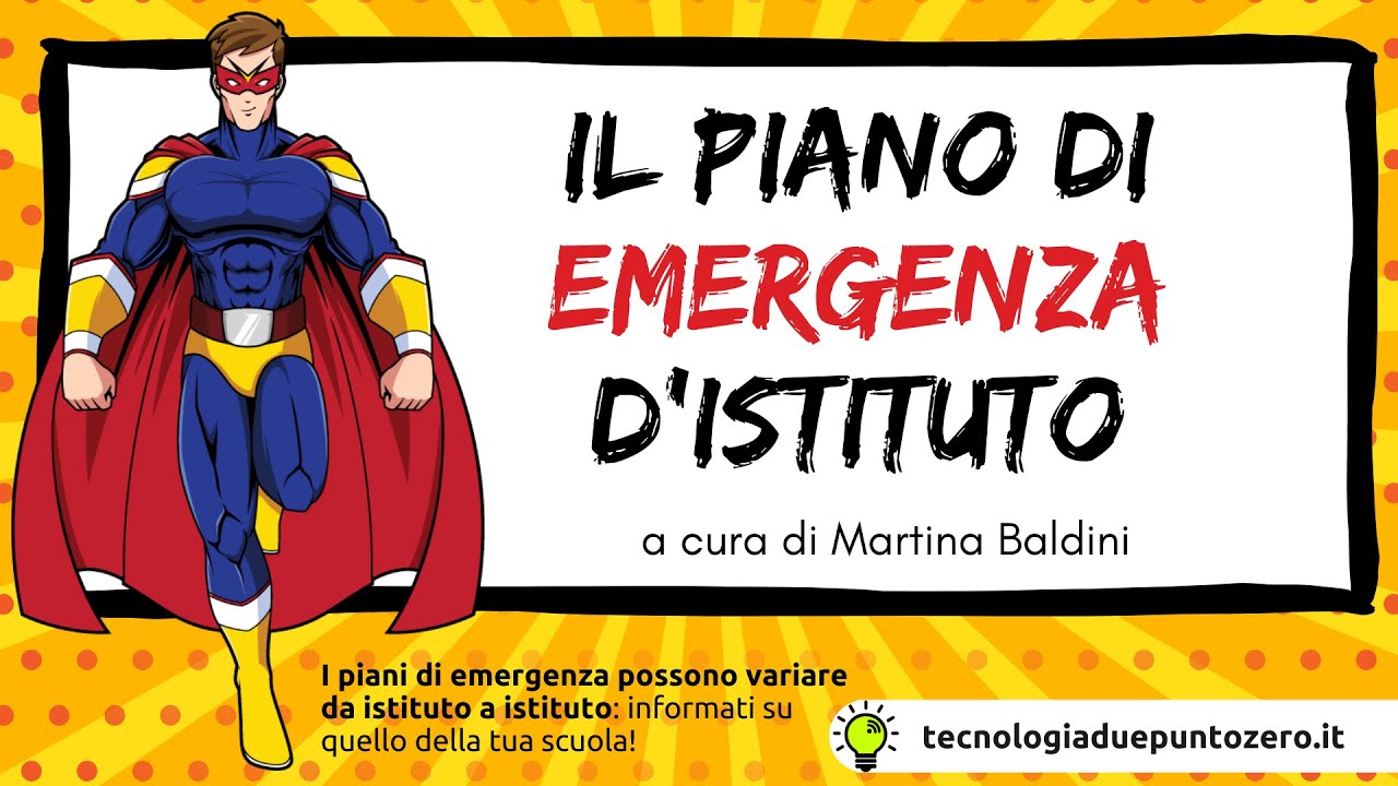 Il piano di emergenza di istituto