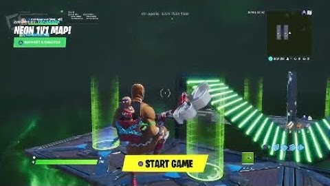 How to Make THE GREEN GALAXY 1v1 MAP/ARENA IN CREATIVE MODE! (EASY TO MAKE)