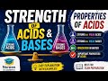Class 9 Chemistry Chapter 10 | Strength of Acids and Bases | Important Concepts