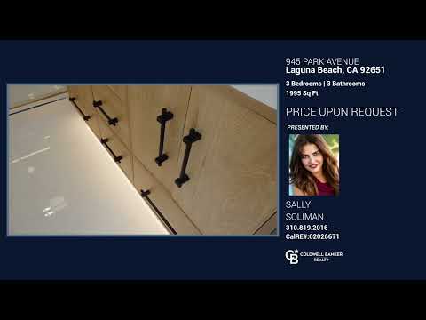 945 Park Avenue, Laguna Beach, CA home video tour