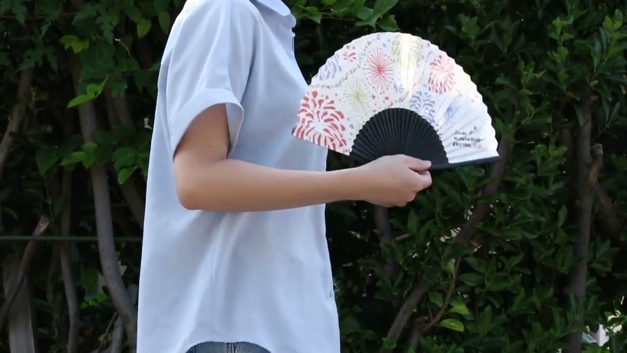 扇子【市民一同花火】 | ぎおん柏崎まつり公式オンラインショップ