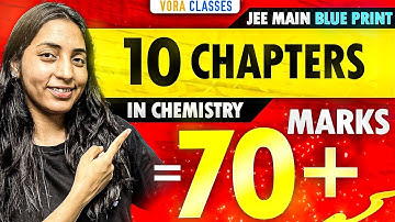 10 Chapters = 70+ Marks in Chemistry | Most Important Chapters of Chemistry for JEE 2026