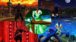 Ben 10 Ultimate Alien: Cosmic Destruction - All Bosses + Ending | PS3 4K
