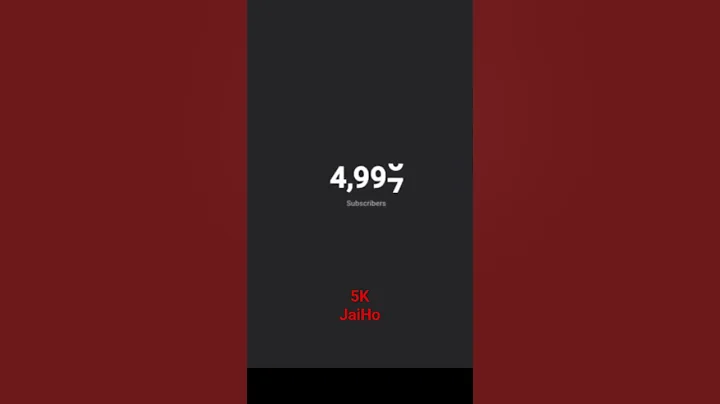 5K subscribers complete। thanks YouTube Family#shortsfeed #viralvideo #5K #5Ksubscribers #JaiHo
