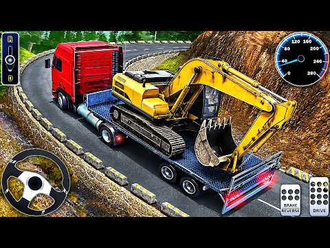 Heavy Excavator Construction Game 3D - Real Builder Transport Driving | Android Gameplay