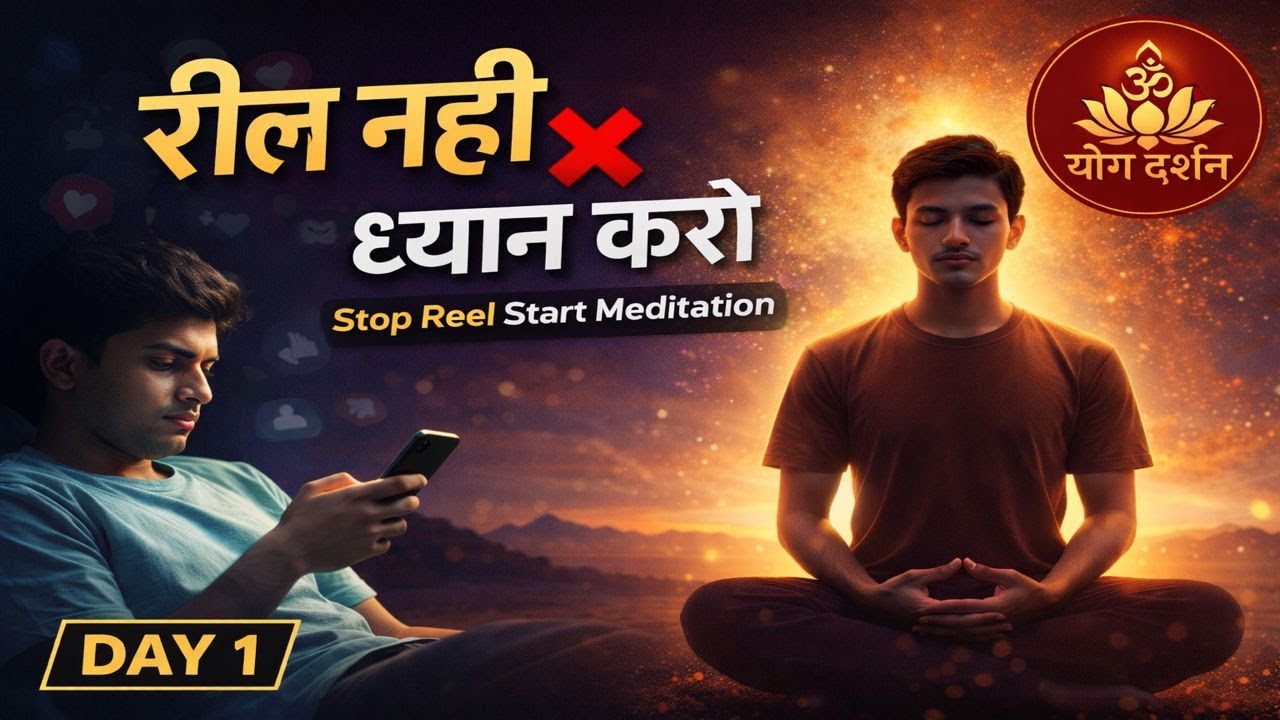 Scroll Stop करो | ध्यान शुरू करो | Day 1 Night Meditation