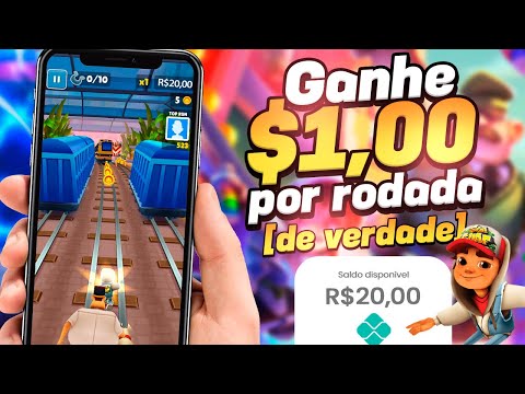 GANHE R$20 p/ DIA Jogando SUBWAY SURFERS - Jogo que GANHA DINHEIRO