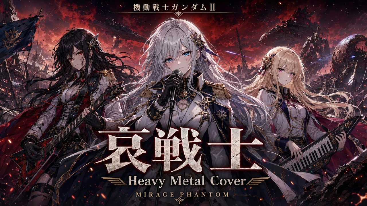 機動戦士ガンダムII】哀戦士 / 井上大輔 – Heavy Metal Requiem Cover