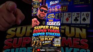 10 HANDS AT ONCE! 🎰🔥 Jacks or Better 10 Play Gets WILD in Biloxi! SUPER STAKES! 💰 VPScotty
