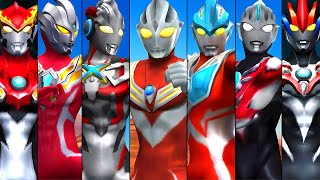 ティガ パワータイプ・エックス・レグロス・オーブオリジン・ロッソ フレイム・グルーブ【ウルトラマン フュージョンファイト◆ウルトラファイル ULTRAMAN】