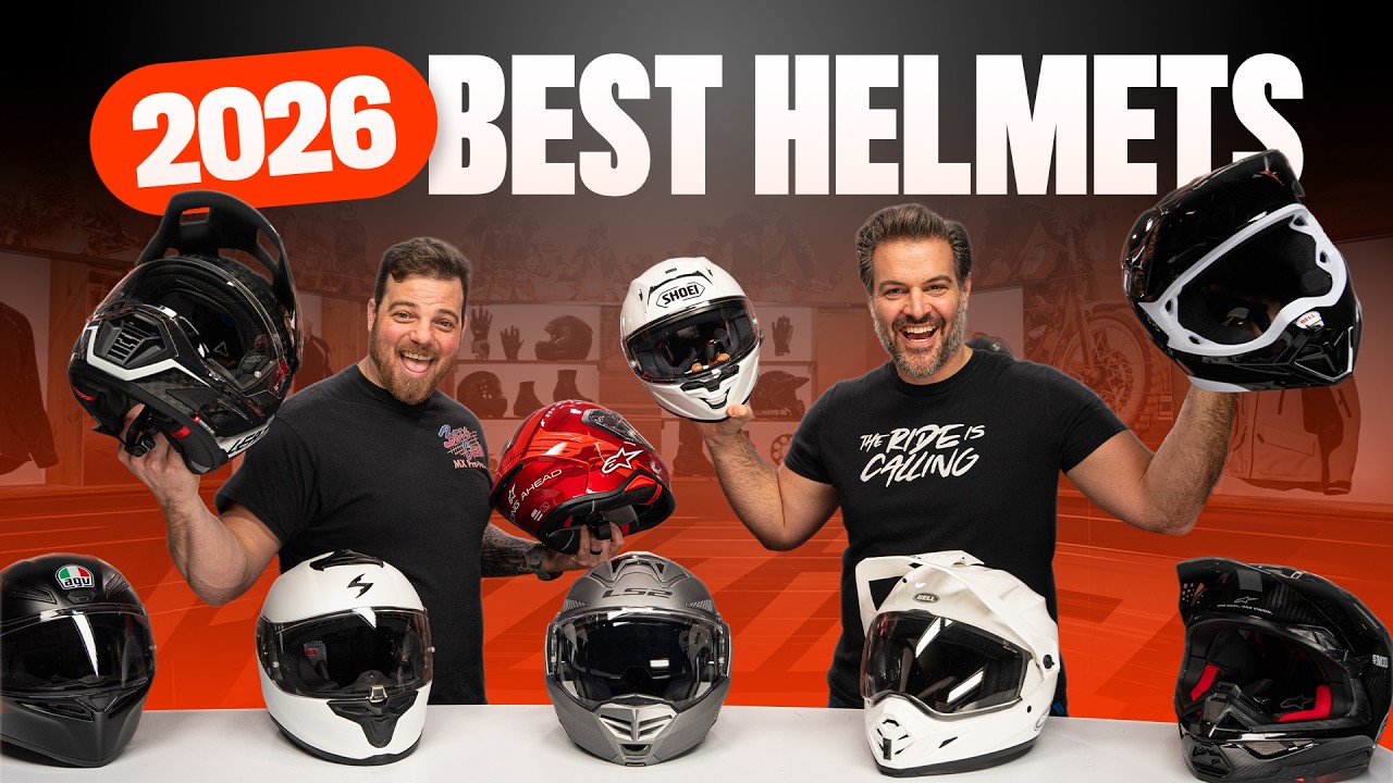 Лучшие мотоциклетные шлемы 2026 года