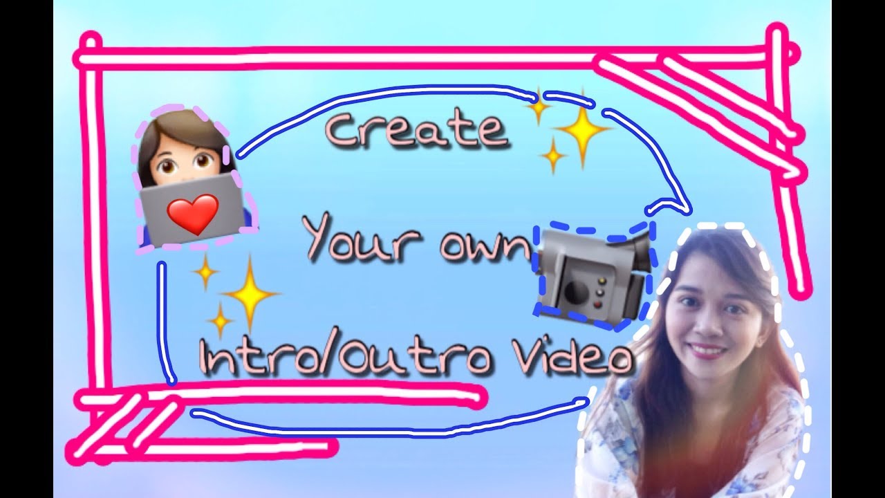 How to make intro and outro video for youtube beginners|No copyright ...