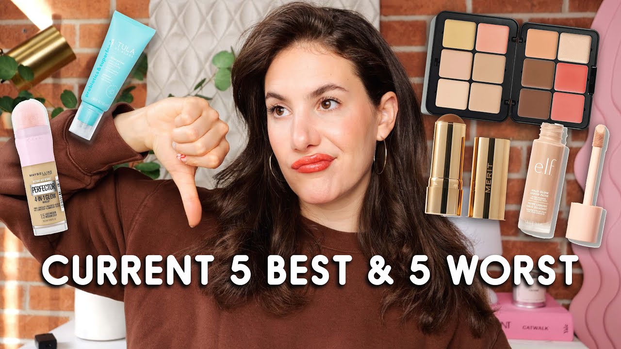 MY CURRENT 5 BEST & 5 WORST MAKEUP! - YouTube