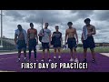 FOOTBALL IS BACK! FIRST DAY OF PRACTICE 2020!
