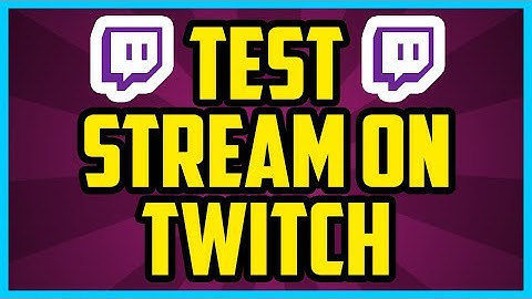 HOW TO DO A TEST STREAM ON TWITCH 2017 (EASY) - OBS Test Stream Without Going Live (Bit Quality)
