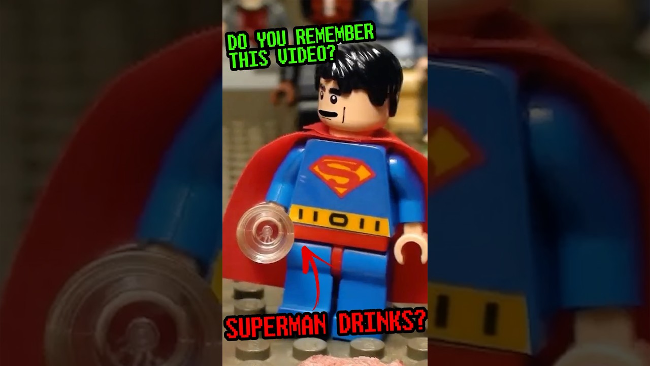 Lego Superman was an alcoholic