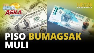 Halaga ng piso, bumagsak sa P60.69 kontra dolyar
