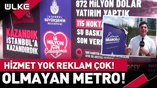 Hizmet Yok Reklam Çok İstanbulda Kaderine Terkedilen Metro Şantiyesi...