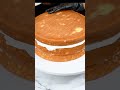 How to Stack 2-Tier cake-Part 1 #cakedecorating #cakestack #shorts #tiercake #cakeideas #baking