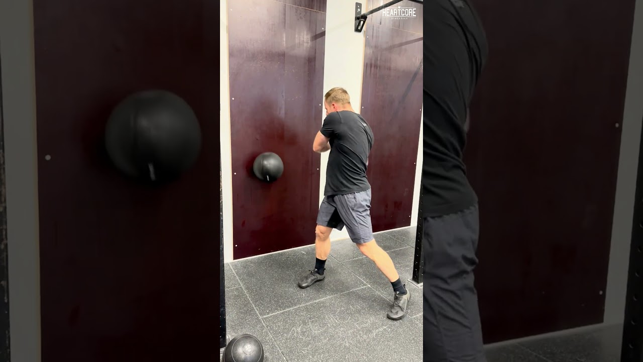 Slam Ball Reverse Wall Slam | HEARTCORE Athletics