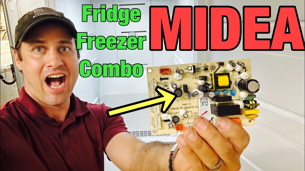 This Midea Refrigerator or Freezer Combo Isn’t Cooling or Freezing | Main Control Fix | MRU17F6AWW