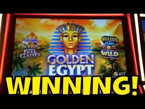 WINNING on GOLDEN EGYPT!