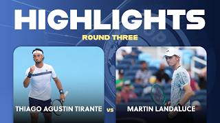 Full Thiago Agustín Tirante vs Martin Landaluce | 2026 Cincinnati Open | Round Three Update
