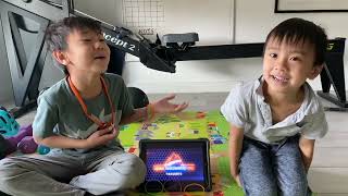 2022 Apex Fun Run Interview Q & A by 5 and 7 year old
