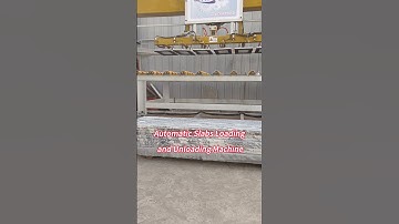 Automatic slabs loading and unloading machine