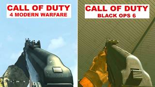 Call of Duty Black Ops 6 vs Call of Duty 4 Modern Warfare - Weapon Comparison
