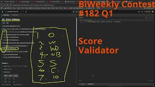 Leetcode Biweekly Contest 182 Q1. Score Validator #python #dsa