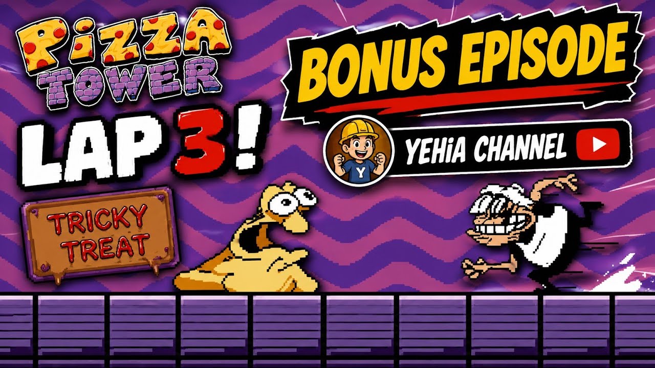 Pizza Tower Bonus Episode ✨️Tricky Treat Gets INSANE in Lap 3!